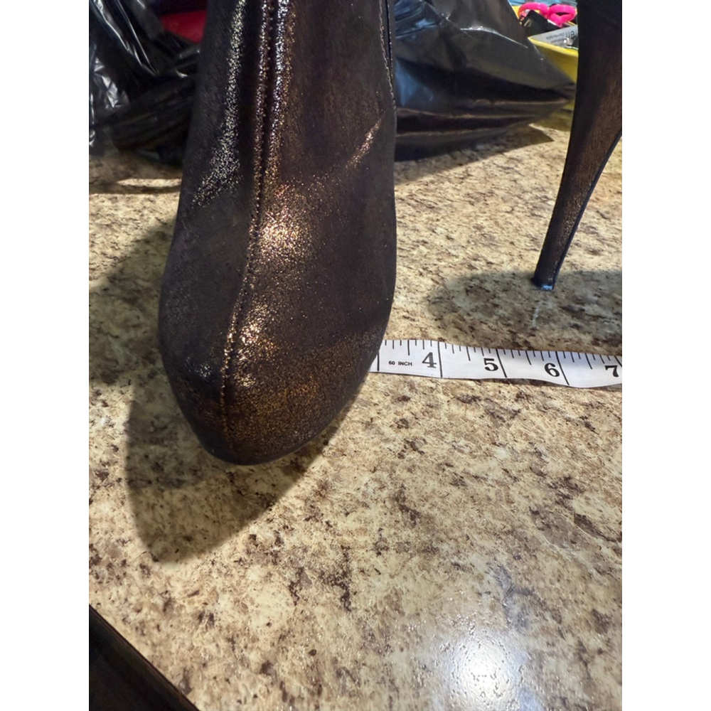 Women's Rock & Republic Bronze Ankle Boots & Booties Size 7.5 - Picture 7 of 12